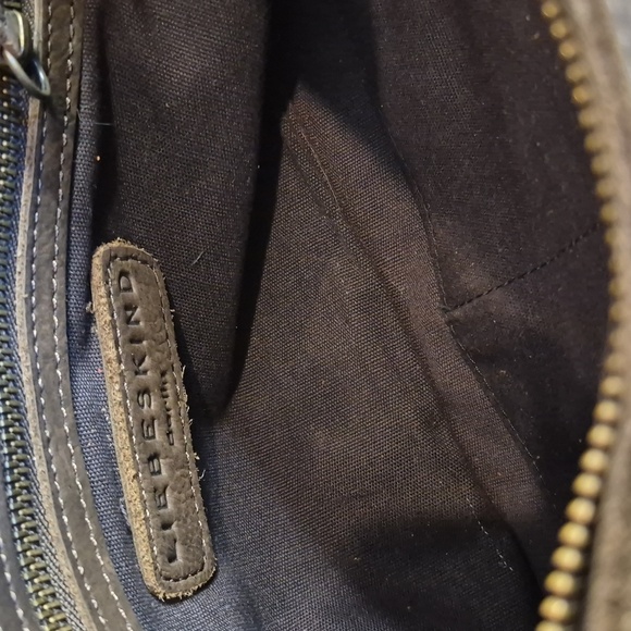 Liebeskind Dark Brown Leather Studded Detail Clutch Shoulder Crossbody Bag - Picture 12 of 16